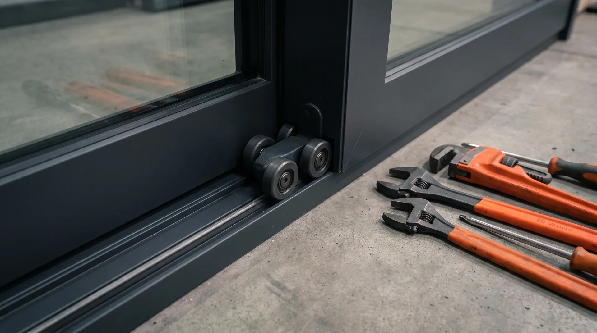 Commercial sliding door repair